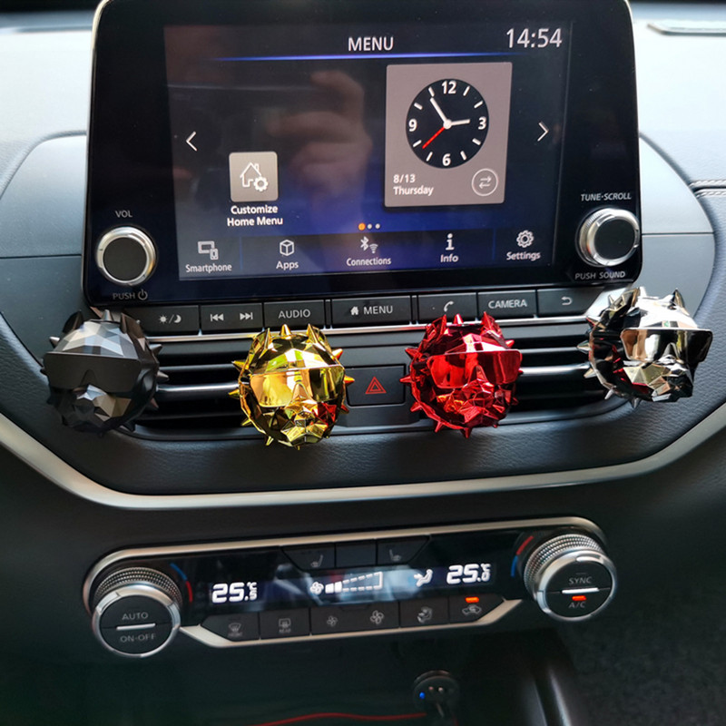 Kreatív Auto Internal Vent Illat illat Diffúzor Bulldog Autós Légfrissítő Illat Parfüm Clip Kis dekortartozékok