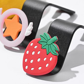 1 Gb Pilnīgi jauns un augstas kvalitātes karikatūra Cute Car aizmugures sēdekļa atzveltnes sēdekļa atzveltnes sēdekļa āķis Creative automašīnas salona glabāšanas plaukta āķis