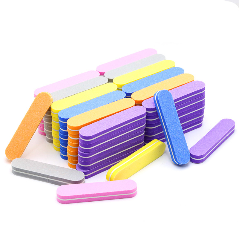 120 buc/lot pile de unghii bloc tampon de culoare 100/180 lavabil slefuire lustruire frumusețe portabilă manichiură profesională puternică groasă