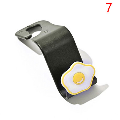 1 buc. cârlig creativ pentru mașină, cu desene animate, drăguț pentru scaunul din spate, cârlig pentru agățat pentru interiorul auto, cârlige pentru suport pentru depozitare