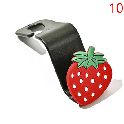 1 buc. cârlig creativ pentru mașină, cu desene animate, drăguț pentru scaunul din spate, cârlig pentru agățat pentru interiorul auto, cârlige pentru suport pentru depozitare