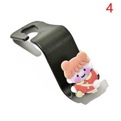 1 buc. cârlig creativ pentru mașină, cu desene animate, drăguț pentru scaunul din spate, cârlig pentru agățat pentru interiorul auto, cârlige pentru suport pentru depozitare