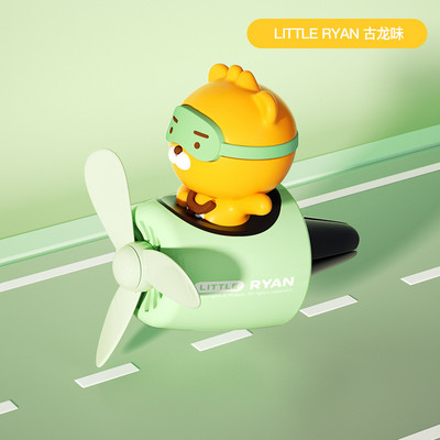 Priză aer condiționat auto Aromaterapie Elice urs din desene animate Ventilator mic Pilot Parfum Odorizant Accesorii pentru interiorul mașinii