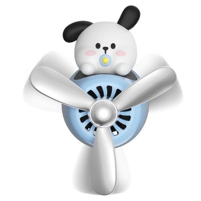Priză aer condiționat auto Aromaterapie Elice urs din desene animate Ventilator mic Pilot Parfum Odorizant Accesorii pentru interiorul mașinii