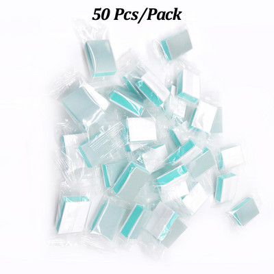 50 buc./pungă pentru pile tampon pentru unghii, instrument pentru arta unghiilor, cu două fețe, gel UV de lustruit, mini lustruire, salon, pedichiură, manichiură