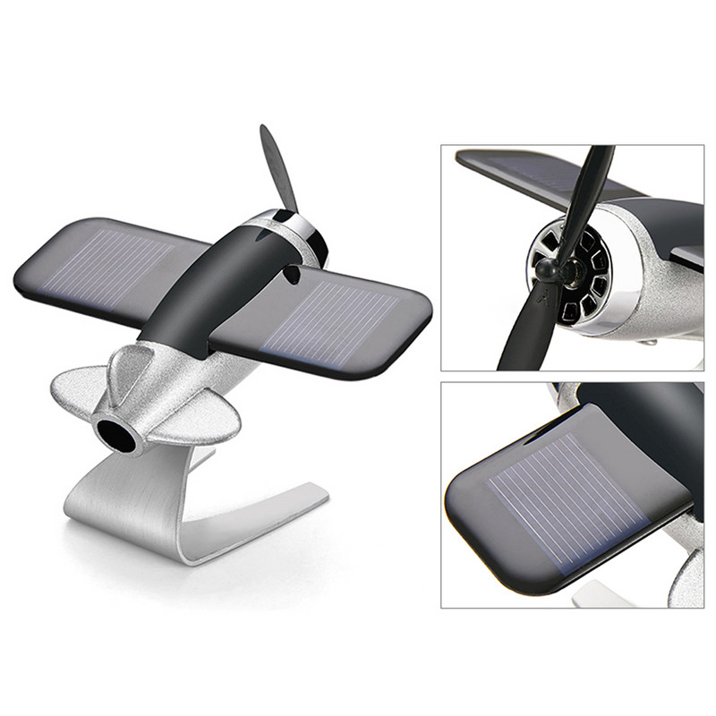 Odorizant de mașină Miros în stil Model de avion solar Decor consola centrală Parfum auto Odorizant