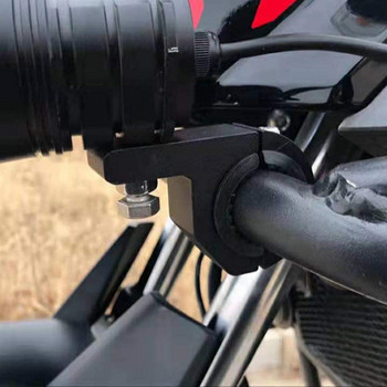 Монтажна скоба за мотоциклет Хоризонтална щанга за шофиране FogLight Работни спомагателни светлини Скоба за скоба за предпазител на бара