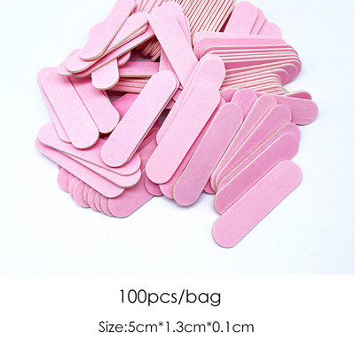 25 kom/pak. Profesionalna brusna turpija za manikuru Nail Art turpija Sivi lak brusni papir 100/180 180/240 Prirodni nokti pufer blok