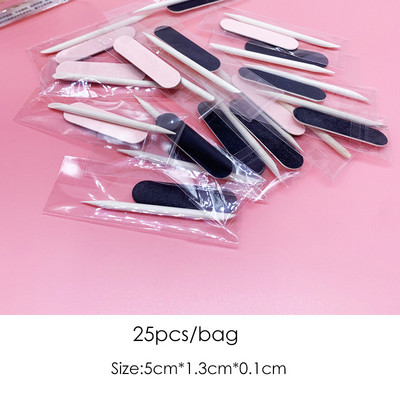 25 kom/pak. Profesionalna brusna turpija za manikuru Nail Art turpija Sivi lak brusni papir 100/180 180/240 Prirodni nokti pufer blok