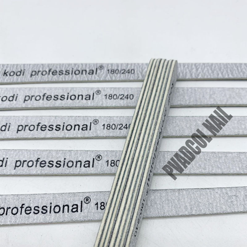 25 kom/pak. Profesionalna brusna turpija za manikuru Nail Art turpija Sivi lak brusni papir 100/180 180/240 Prirodni nokti pufer blok