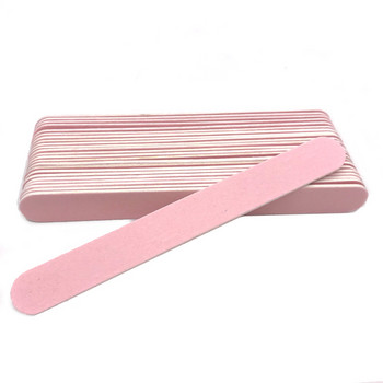 50 τμχ Χοντρό λίμες νυχιών Τεχνητά νύχια Λίμα 240/240 Μίας χρήσης Αφαίρεση επιδερμίδας Pink Nail Art Styling Tool Beauty Salon