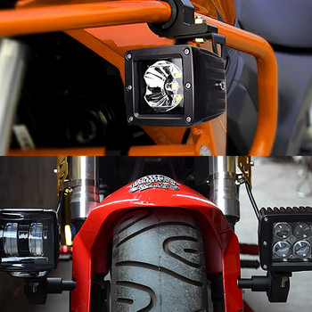 Скоба за скоба за мотоциклетни светлини Скоби за LED фарове Скоби Комплект за монтиране на скоби за тръби Прожектори за фарове за мъгла Държач против сблъсък