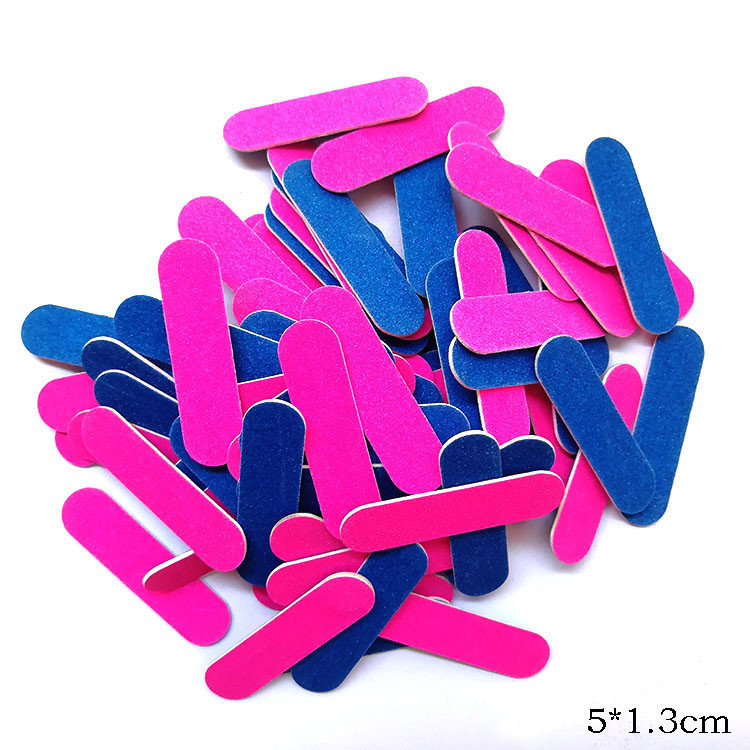 50/100 buc Mini pilă de unghii cu două fețe Accesorii de unică folosință pentru echipamente pentru unghii Pile tampon Unelte pentru manichiură Salon