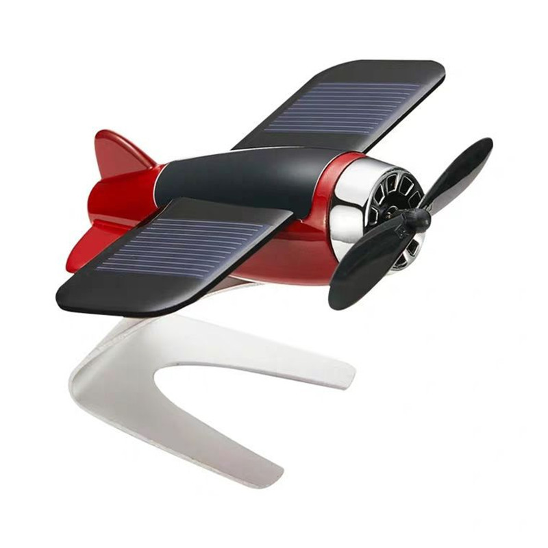 Accesorii noi creative pentru interiorul mașinii Model de avion solar Odorizant de decorare a consolei centrale