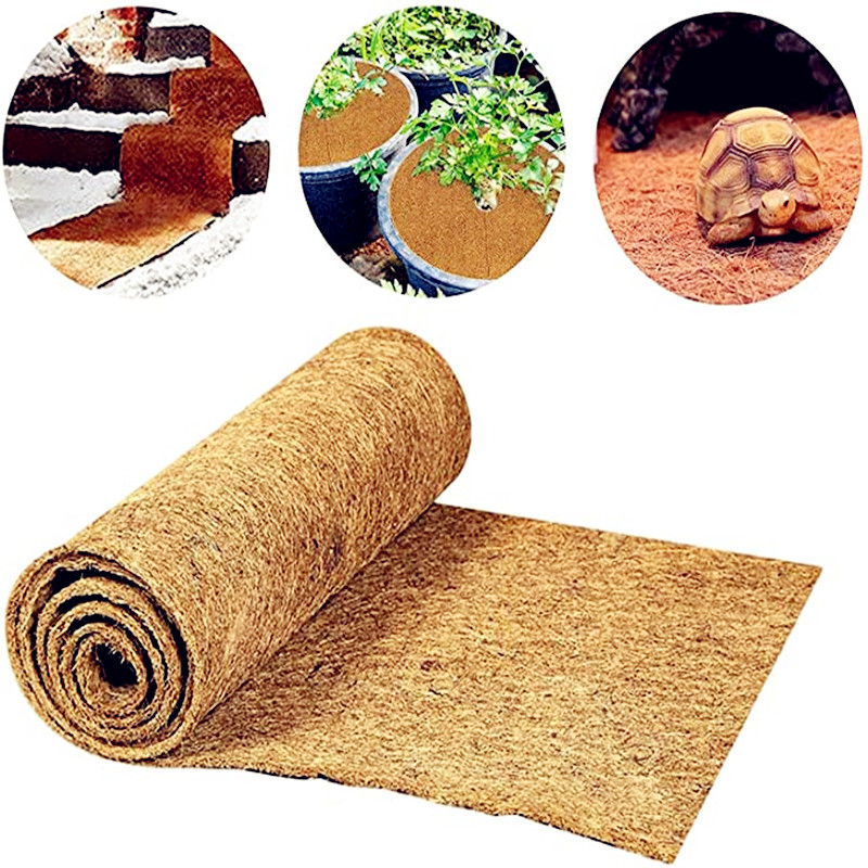 25cm*100cm Coco Liner rola Podloga za viseću košaru Prirodna kokosova vlakna Podloga od kokosovih vlakana Dekoracija saksije za kućne ljubimce Gmaz