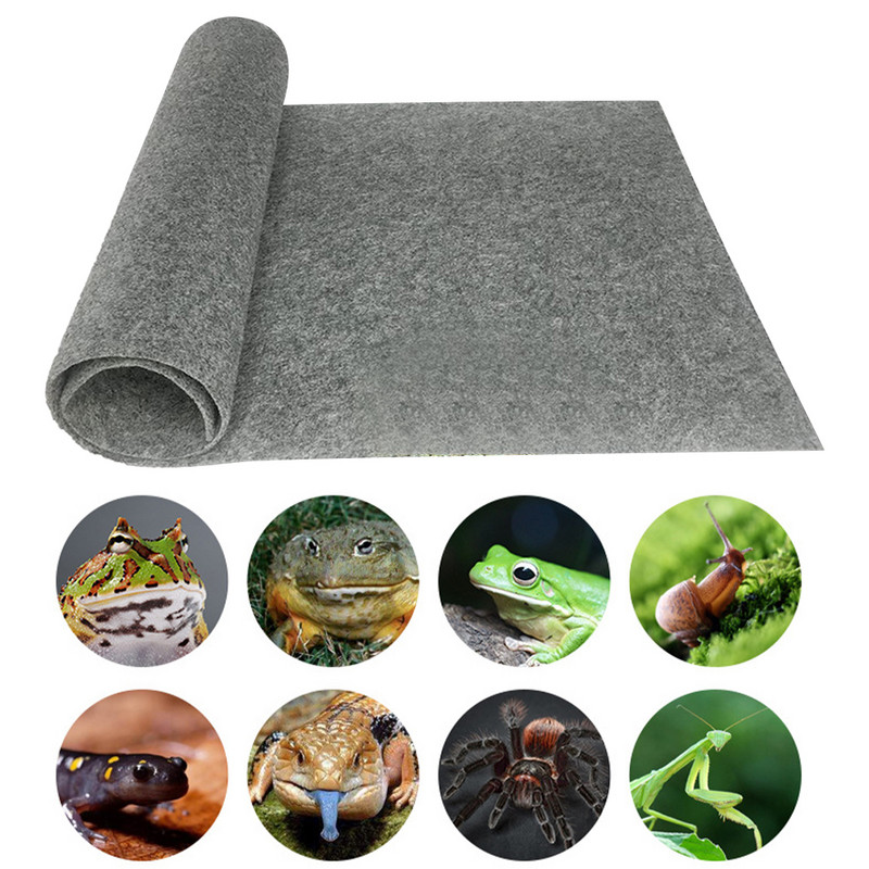 Pehme vildist geko habemega lohesisalik kilpkonn substraatvooder Madu tahke roomaja vaip pestav hingav terraariumi voodipesu