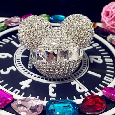 Diamond Crystal Mickey fej Autó Kimeneti légfrissítő matrica Autós parfüm Légkondicionáló tuyere