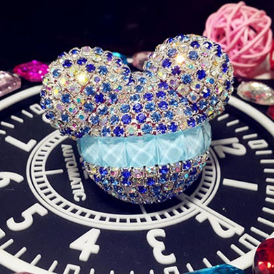 Diamond Crystal Mickey fej Autó Kimeneti légfrissítő matrica Autós parfüm Légkondicionáló tuyere