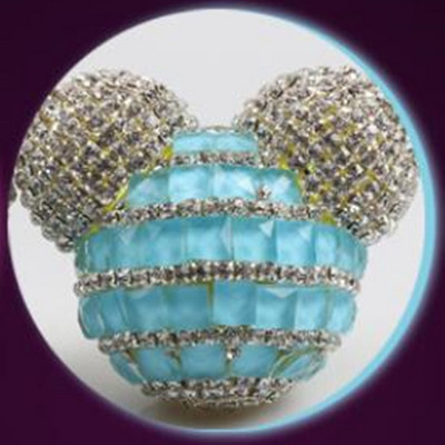 Diamond Crystal Mickey fej Autó Kimeneti légfrissítő matrica Autós parfüm Légkondicionáló tuyere