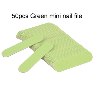 50/100 buc/lot Mini pilă colorată pentru unghii Tampon de unghii Instrumente Nagelvijl DIY Manichiură 240 Hârtie abrazivă Instrumente profesionale pentru arta unghiilor 6CM