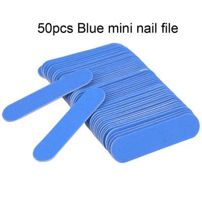 50/100 buc/lot Mini pilă colorată pentru unghii Tampon de unghii Instrumente Nagelvijl DIY Manichiură 240 Hârtie abrazivă Instrumente profesionale pentru arta unghiilor 6CM