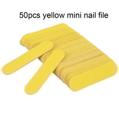 50/100 buc/lot Mini pilă colorată pentru unghii Tampon de unghii Instrumente Nagelvijl DIY Manichiură 240 Hârtie abrazivă Instrumente profesionale pentru arta unghiilor 6CM