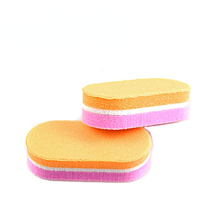 50 buc/lot mini pile pentru unghii cu burete colorat pile pentru unghii bloc tampon pentru pedichiura si manichiura Kit instrumente pentru unghii pile 100 180