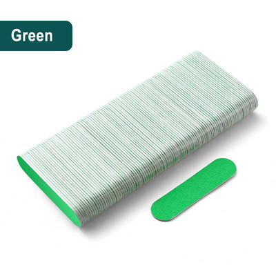 100 buc Mini 6 cm Pile profesionale pentru unghii Instrumente de artă Nisip Smirghel Hârtie șmirghel Tampon pentru unghii cu două fețe 100/240 Granulație Nail Art