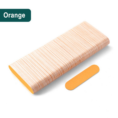 100 buc Mini 6 cm Pile profesionale pentru unghii Instrumente de artă Nisip Smirghel Hârtie șmirghel Tampon pentru unghii cu două fețe 100/240 Granulație Nail Art