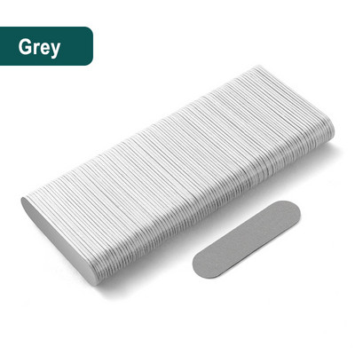 100 buc Mini 6 cm Pile profesionale pentru unghii Instrumente de artă Nisip Smirghel Hârtie șmirghel Tampon pentru unghii cu două fețe 100/240 Granulație Nail Art