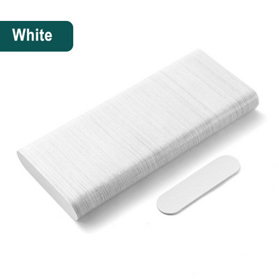 100 buc Mini 6 cm Pile profesionale pentru unghii Instrumente de artă Nisip Smirghel Hârtie șmirghel Tampon pentru unghii cu două fețe 100/240 Granulație Nail Art