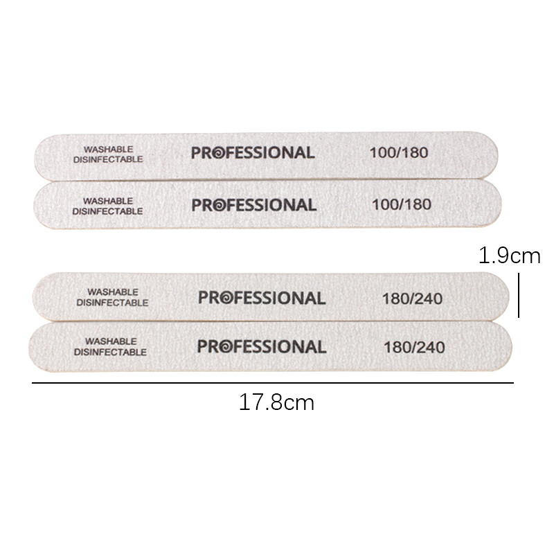 50db/100db fából készült körömreszelő, erős, vastag pálcika 100/180 fa pufferreszelő 180/240 szemcseméretű csiszolólap manikűr akril köröm kellék