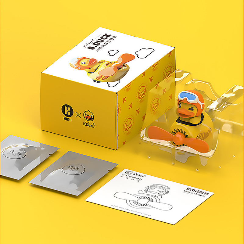 Odorizant pentru mașină Pilot de rață drăguță Priză de aer pentru aromaterapie pentru accesorii auto Parfum Decorație interioară Parfum solid Nou