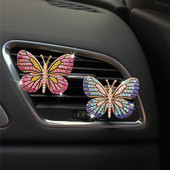 Car AirOutlet Aromaterápia Dekoráció Exquisite Color Butterfly Autóipari Parfüm Diffúzor Dísz Autóbelső Termékek Ajándékok