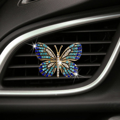 Car AirOutlet Aromaterápia Dekoráció Exquisite Color Butterfly Autóipari Parfüm Diffúzor Dísz Autóbelső Termékek Ajándékok