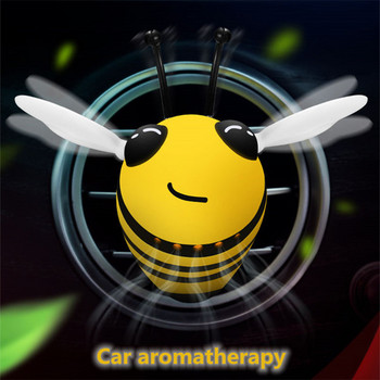 Χαριτωμένο αποσμητικό αυτοκινήτου μελισσών Αυτοκίνητο διαχύτης αρωμάτων Κλιπ αεραγωγού καρτούν Μικρή μέλισσα Διακόσμηση Αυτοκινήτων Αξεσουάρ εσωτερικού χώρου