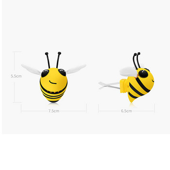 Сладка пчела Ароматизатор за кола Автопарфюм Дифузор Щипка за вентилационен отвор Карикатура Малка пчела Декорация Автомобили Интериорни аксесоари
