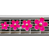 Clips de aerisire pentru mașină Daisy 4 buc. Clipuri pentru aerisire pentru mașină cu flori Fermec drăguț Aer condiționat auto Dasiy Accesorii pentru aerisire colorate Decorații
