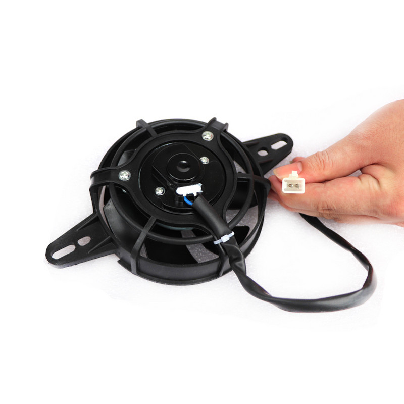 Răcitor de ulei Răcitor de apă Nou ventilator electric de răcire pentru radiator pentru 200 250 CC chinezesc ATV Quad Go Kart Buggy Dirt Bike Motocicletă