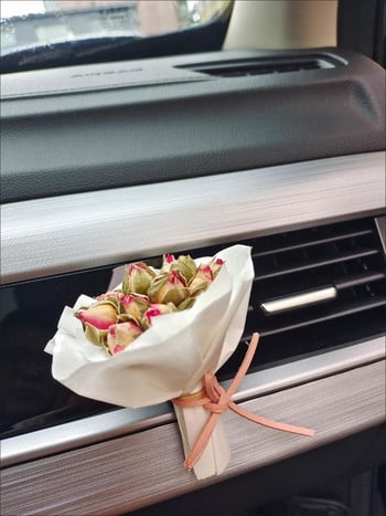 Άρωμα Car Dried Flower Άρωμα Creative Car Conditioner Air Conditioner Air Outlet Decorations Festival Gift DIY Shooting Props