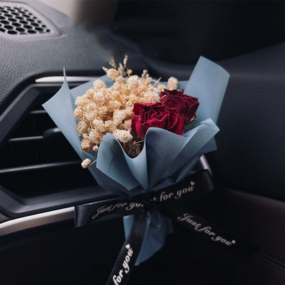 Parfum de flori uscate pentru mașină, parfum creativ pentru interiorul mașinii, aer condiționat, priză de aer, decorațiuni pentru festival, cadou bricolaj, recuzită pentru fotografiere