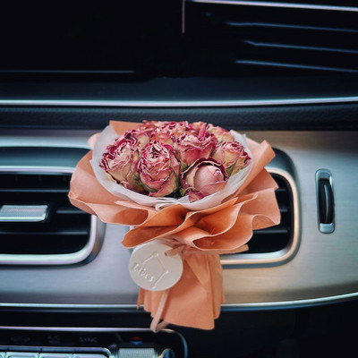 Parfum de flori uscate pentru mașină, parfum creativ pentru interiorul mașinii, aer condiționat, priză de aer, decorațiuni pentru festival, cadou bricolaj, recuzită pentru fotografiere
