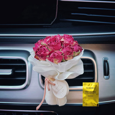 Parfum de flori uscate pentru mașină, parfum creativ pentru interiorul mașinii, aer condiționat, priză de aer, decorațiuni pentru festival, cadou bricolaj, recuzită pentru fotografiere