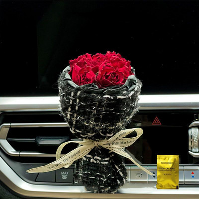 Parfum de flori uscate pentru mașină, parfum creativ pentru interiorul mașinii, aer condiționat, priză de aer, decorațiuni pentru festival, cadou bricolaj, recuzită pentru fotografiere
