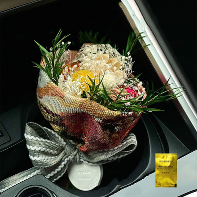 Parfum de flori uscate pentru mașină, parfum creativ pentru interiorul mașinii, aer condiționat, priză de aer, decorațiuni pentru festival, cadou bricolaj, recuzită pentru fotografiere