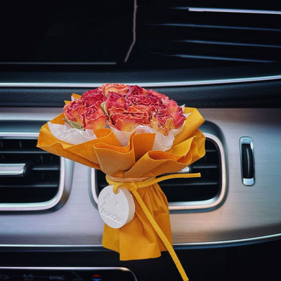 Parfum de flori uscate pentru mașină, parfum creativ pentru interiorul mașinii, aer condiționat, priză de aer, decorațiuni pentru festival, cadou bricolaj, recuzită pentru fotografiere