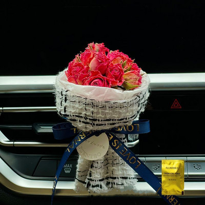 Parfum de flori uscate pentru mașină, parfum creativ pentru interiorul mașinii, aer condiționat, priză de aer, decorațiuni pentru festival, cadou bricolaj, recuzită pentru fotografiere