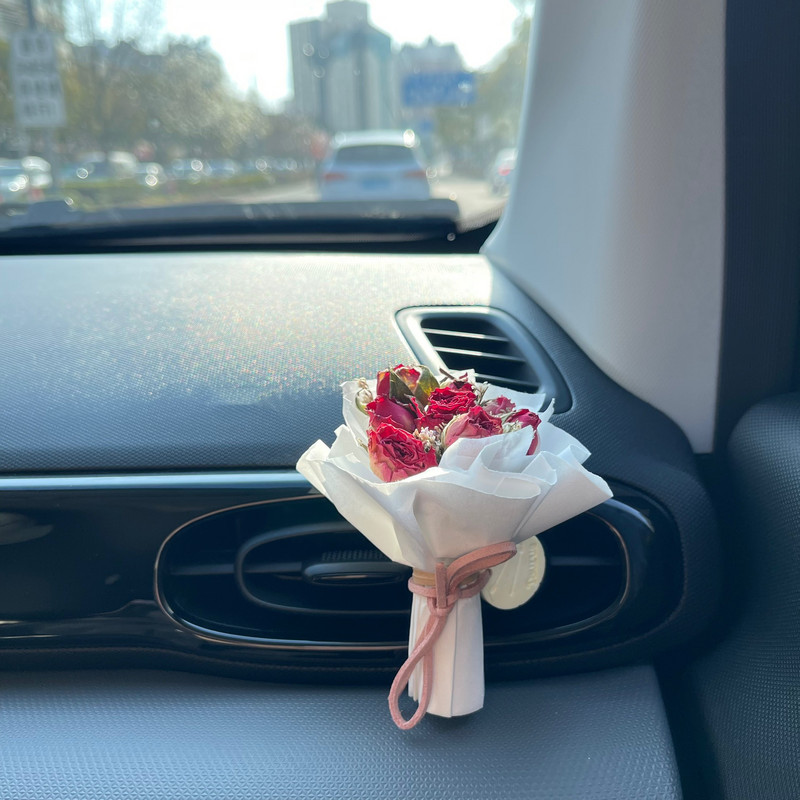Parfum de flori uscate pentru mașină, parfum creativ pentru interiorul mașinii, aer condiționat, priză de aer, decorațiuni pentru festival, cadou bricolaj, recuzită pentru fotografiere