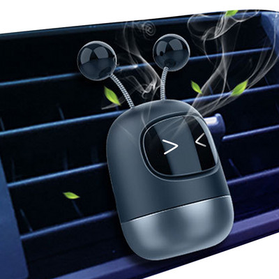 Cleme de aerisire Odorizant de aromă Tablete de aromă Difuzor de mașină Odorizant drăguț pentru mașină Mini robot Odorizante de aer auto cu 3 parfum solid