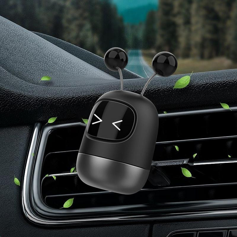 Cleme de aerisire Odorizant de aromă Tablete de aromă Difuzor de mașină Odorizant drăguț pentru mașină Mini robot Odorizante de aer auto cu 3 parfum solid